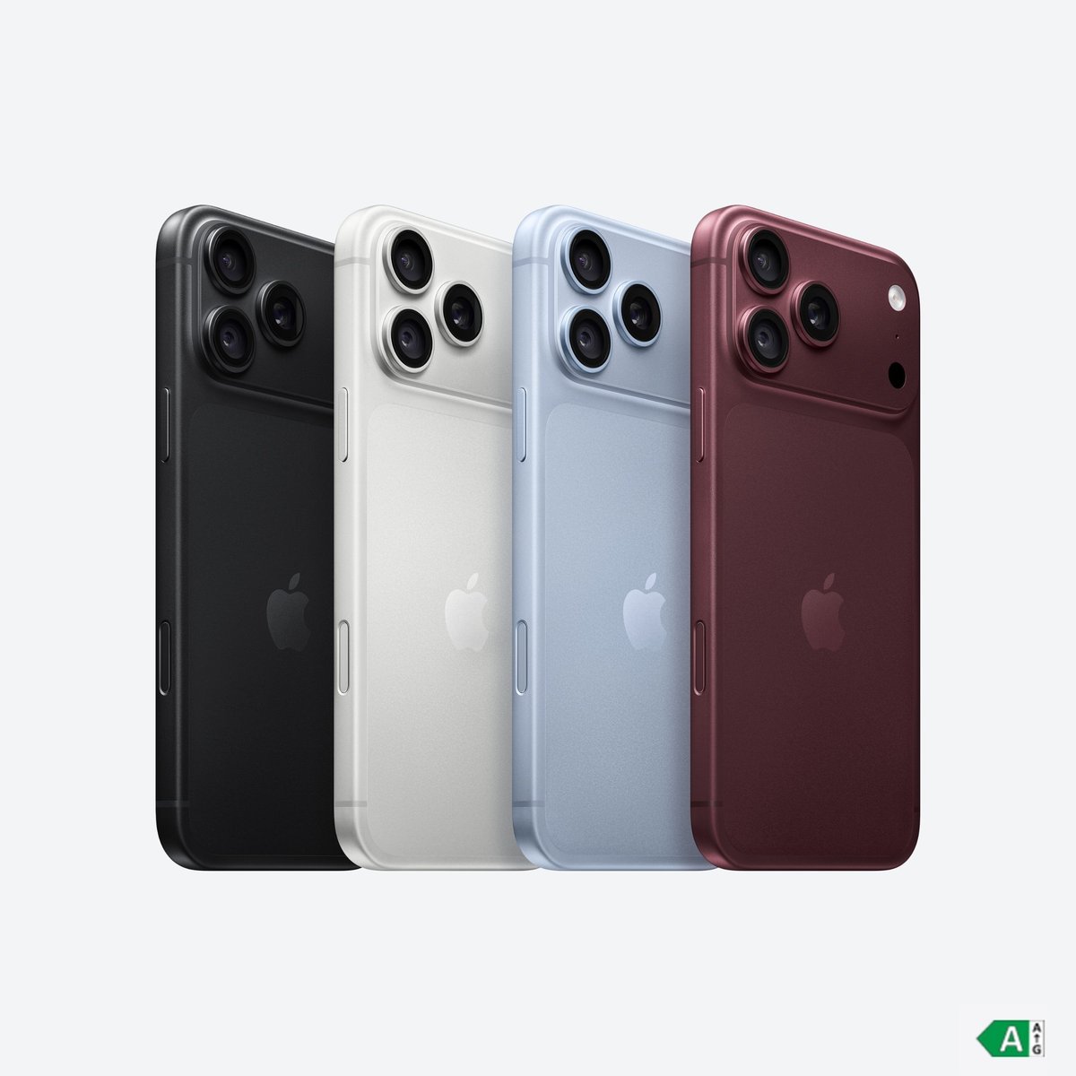 iPhone-18-Pro-Max-Lineup-alle-farver-Burgundy-Glacier-Deep-Black-Silver-Burgundy