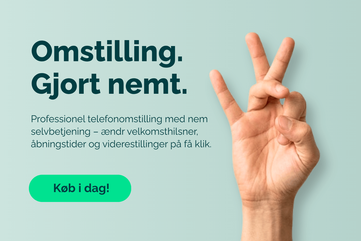 Professionel telefonomstilling til virksomheder med fleksibel selvbetjening. Administrér velkomsthilsner, åbningstider og viderestillinger på få klik, så alle opkald håndteres professionelt og effektivt.