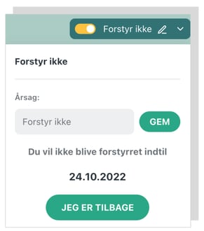 Aktiver forstyr ikke