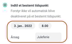 Forstyr ikke på juleferie