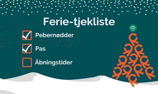 Juleferie-tjekliste