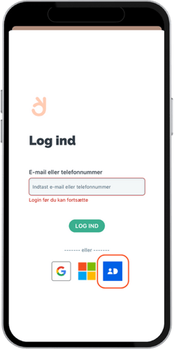 Log in med MitID