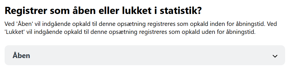 Åben eller lukket
