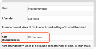 Afsendernavn