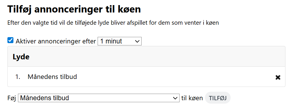Annoncering