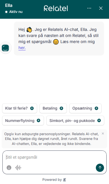 Ellas velkomst - app-1