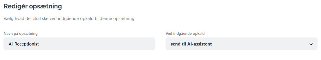 Ny opsætning 1