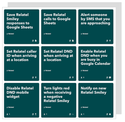 Relatel integration IFTTT