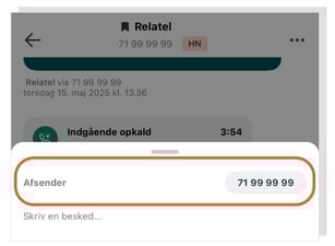 Send web-sms via mobilappen