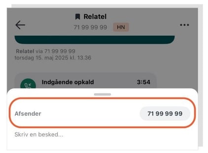 Send web-sms via mobilappen
