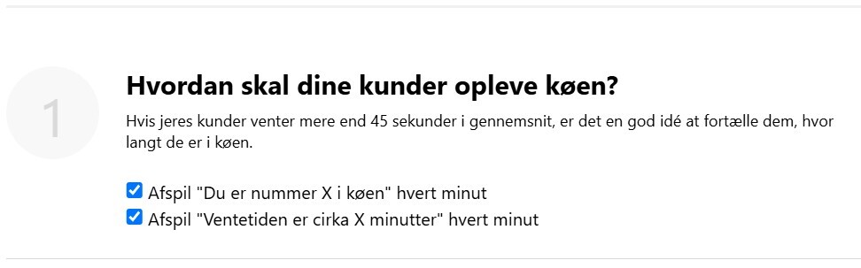 Ventetid og placering