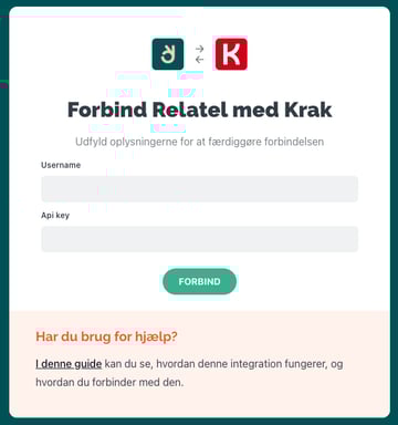 Integration til Krak