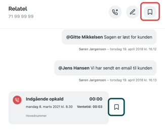 Personlige Markeringer