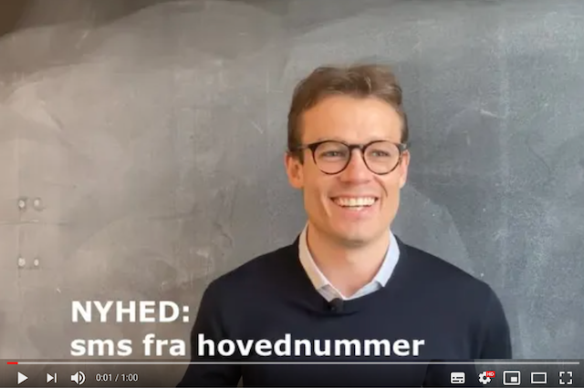 Video - sms fra hovednummer