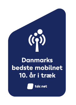 TDC NET Danmarks bedst mobilnet 10. a╠èr i tr├ak Natbla╠è