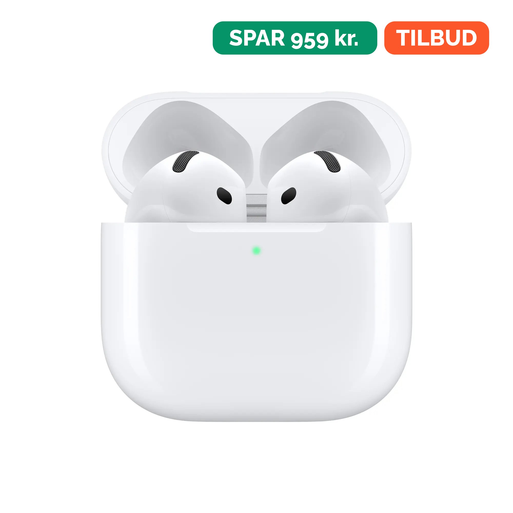 Spar 959 kr. på Apple Airpods 4
