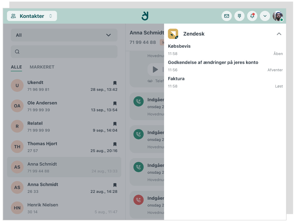 Zendesk eksempel 2