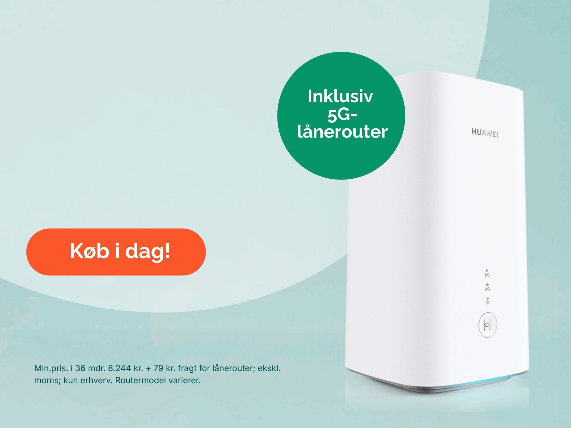 5G Internet med 1000 GB hos Relatel