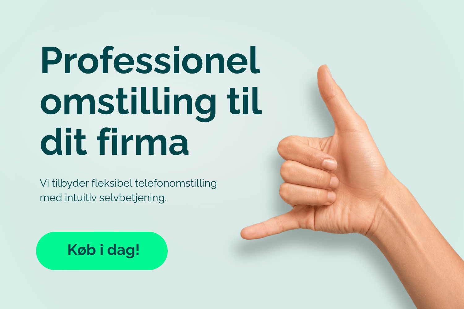 Professionel omstilling til dit firma.